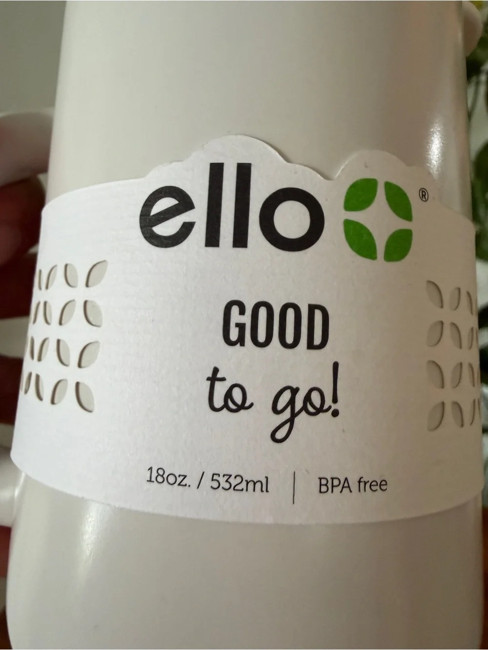 Ello good to go! White Travel Mug - Good To Go!